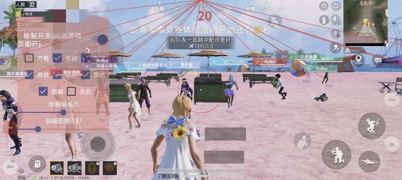 和平精英《向日葵》外挂